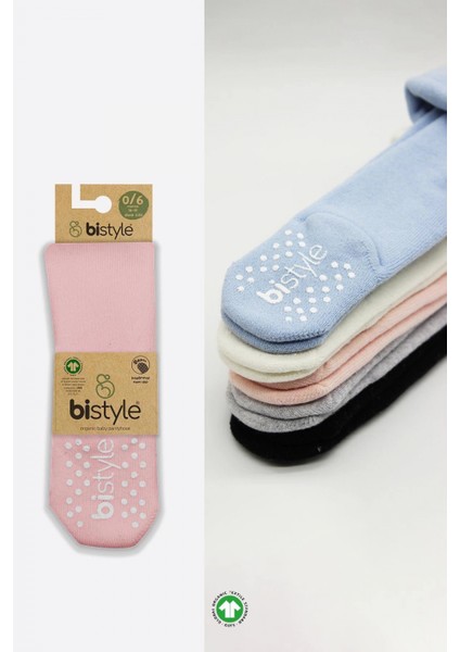 Bistyle Kaymaz Basic Külotlu Çorap 50501 Pembe