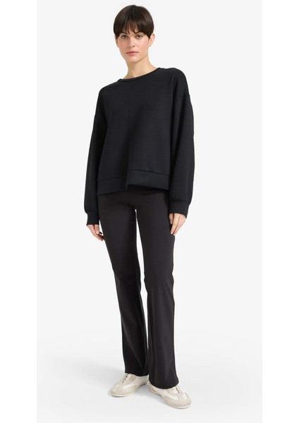 Yumuşak Dokulu İspanyol Paça Pantolon-Fall in Love Loungewear F7872AX25WN fırsatları