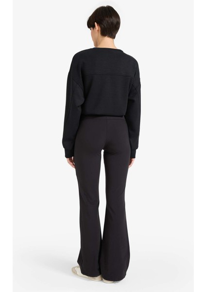 Yumuşak Dokulu İspanyol Paça Pantolon-Fall in Love Loungewear F7872AX25WN