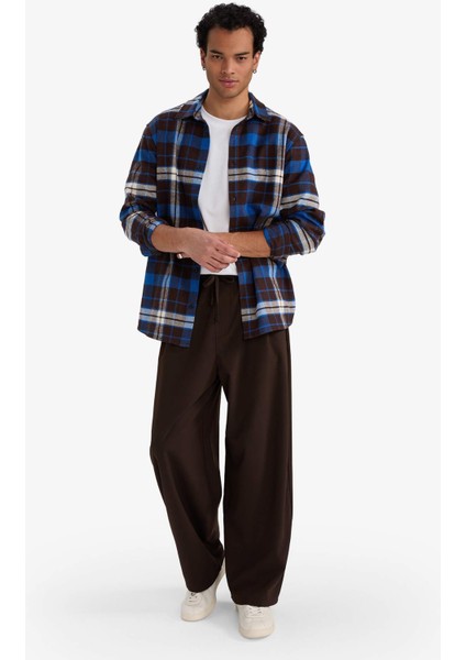 Barrel Fit Geniş Düz Paça Cepli Pantolon F7975AX25AU modelleri