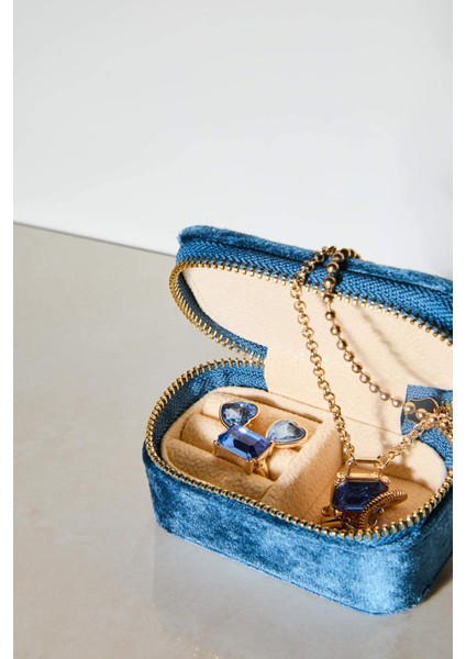 Kadın Mavi Takı Kutusu G0317AXNS fiyatları