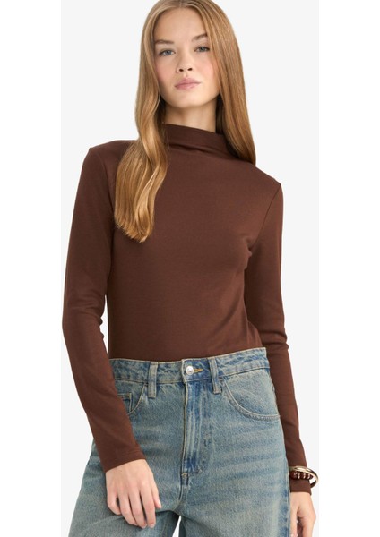 Yarım Balıkçı Yaka Modal Çıtçıtlı Body G1733AX25WN