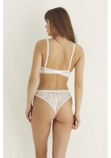 Ekru Destekli Çift Çapraz Dantelli Sütyen Takımı 4307 fiyatları