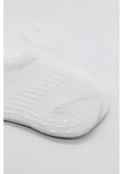 Bistyle 2'li Sneakers Kaymaz Basic Penye Çorap 20103 Beyaz Beyaz fırsatları