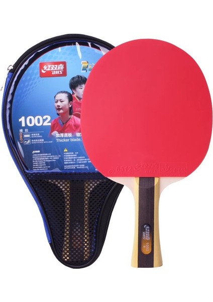 Kırmızı Shuangxi Yıldız Masa Tenisi Raketi 1 Yıldız Profesyonel Yapılandırma Masa Tenisi Raketi Çapraz Yarasa (Yurt Dışından)