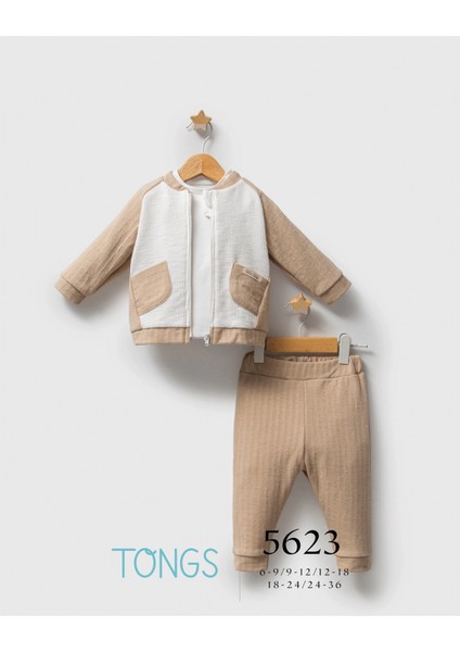 Tongs Baby Streamlined 3'lü Takım 5623 Bej