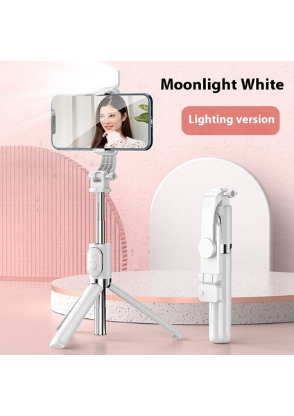 Z8 Taşınabilir Hepsi Bir Arada Sie Çubuğu Cep Telefonu Bluetooth Zemin Tripod Canlı Akış Fotoğrafçılığı Teleskopik Sie Eri (Yurt Dışından)