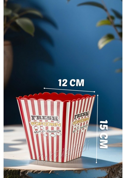 3 Adet Patlamış Mısır Kovası | Popcorn Kutusu Seti 7174701 fiyatları