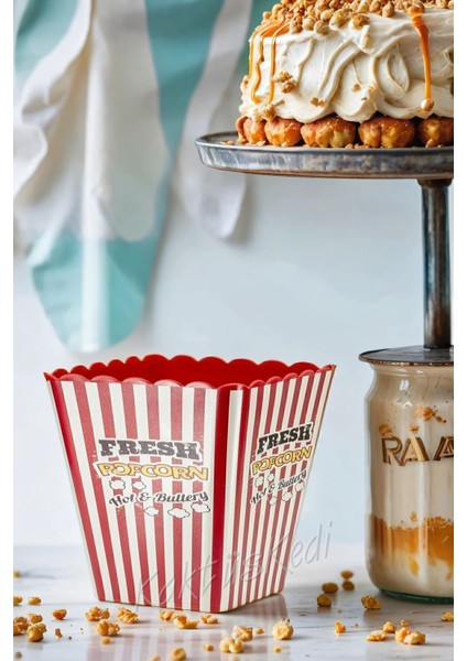 3 Adet Patlamış Mısır Kovası | Popcorn Kutusu Seti 7174701 fırsatları
