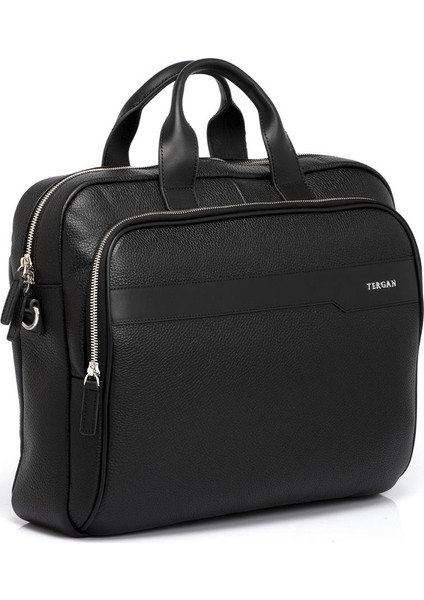 Siyah Hakiki Deri Erkek Evrak Çantası - S1EV00021411-D3H fiyatları