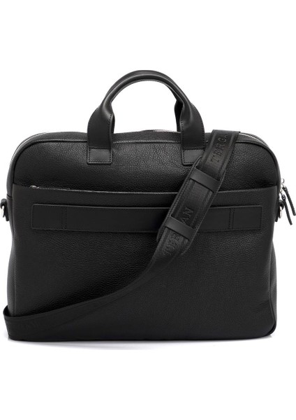 Siyah Hakiki Deri Erkek Evrak Çantası - S1EV00021411-D3H modelleri