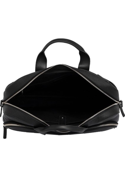 Siyah Hakiki Deri Erkek Evrak Çantası - S1EV00021411-D3H fırsatları