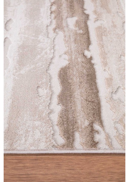 Vento Vizon Bej Halı Yumuşak Oturma Odası Salon Çocuk Odası Mutfak Halısı P1099 modelleri