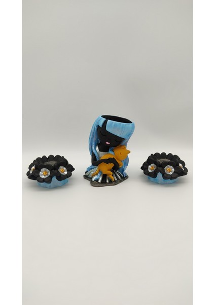 Kedili Masal Kız ve Tealıght Mumluk Set fiyatları