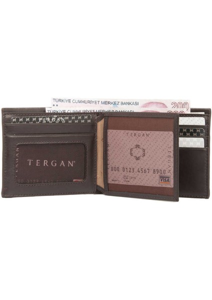 Kahve Hakiki Deri Erkek Cüzdan - S1CE00001588-D38