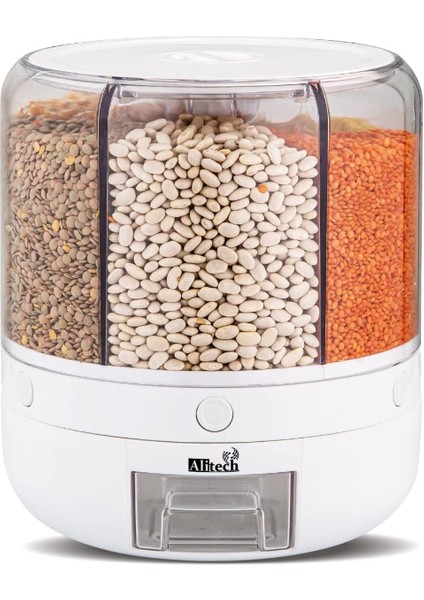 360° Dönebilir 10 Litre Gıda Organizeri fırsatları