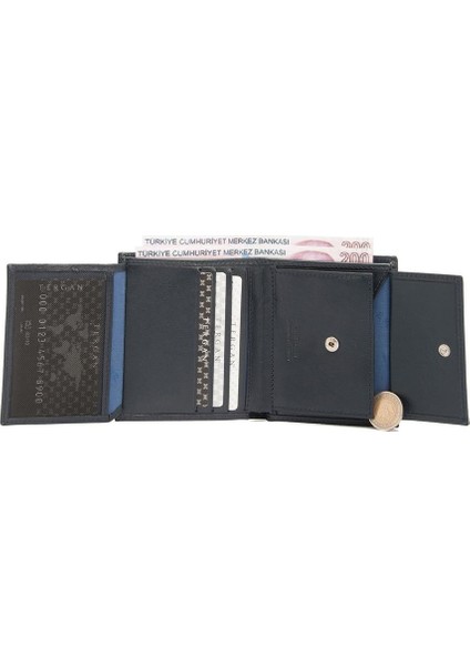 Lacivert Hakiki Deri Erkek Cüzdan - S1CE00001408-H86 fiyatları