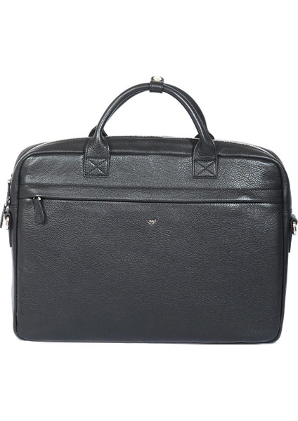 Siyah Hakiki Deri Unisex Laptop Çantası - S1LC00002897-A41 fiyatları