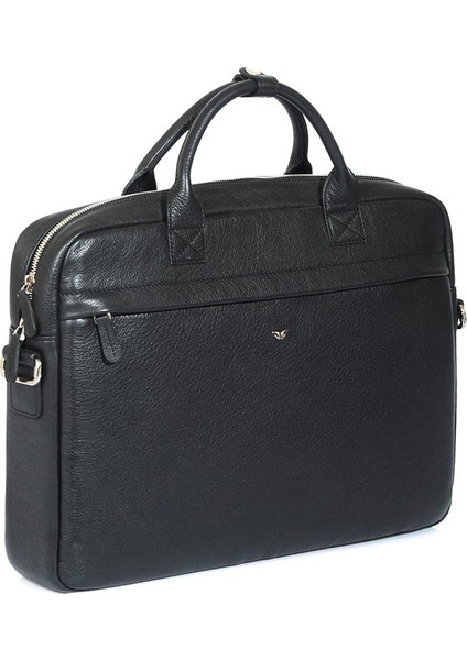 Siyah Hakiki Deri Unisex Laptop Çantası - S1LC00002897-A41 fırsatları