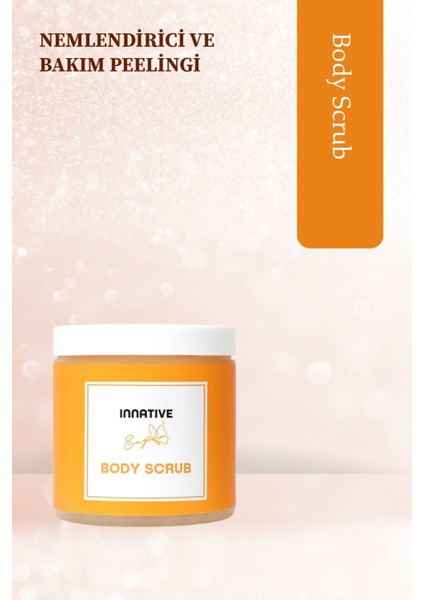 Innatıve Eny Nemlendirici, Besleyici, Batık Gidermeye Yardımcı ve Arındırıcı Vücut Peeling 300GR