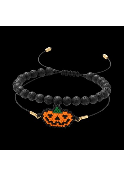 Cadılar Bayramı / Halloween Temalı Ikili Bileklik Seti fırsatları