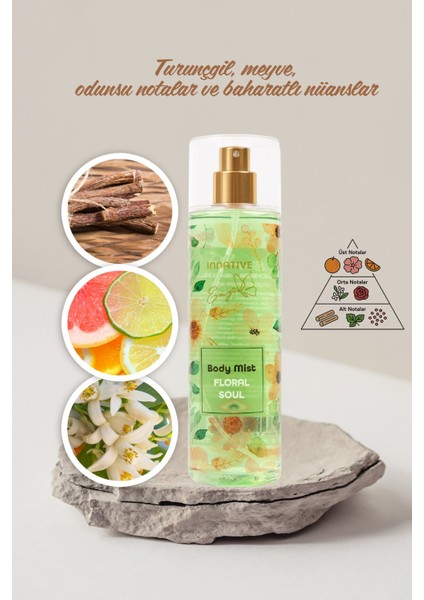 Innatıve Elif Nur Yel Eny Body Mist Floral Soul Vücut Spreyi 200ML fiyatları