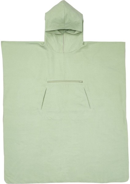 Kapüşonlu Banyo Pançosu, Açık Yeşil, 110 cm