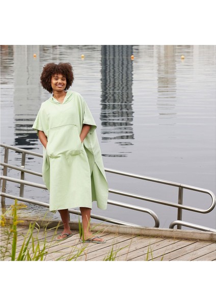 Kapüşonlu Banyo Pançosu, Açık Yeşil, 110 cm fırsatları