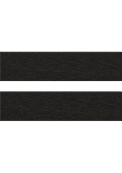 Çekmece Ön Paneli, Siyah Boyalı, 40X10 cm