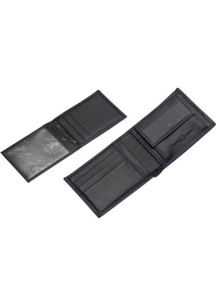 Hakiki Deri Bozuk Para ve Bol Kart Bölmeli Ekstra Kartlıklı Erkek Cüzdanı - Siyah indirimleri