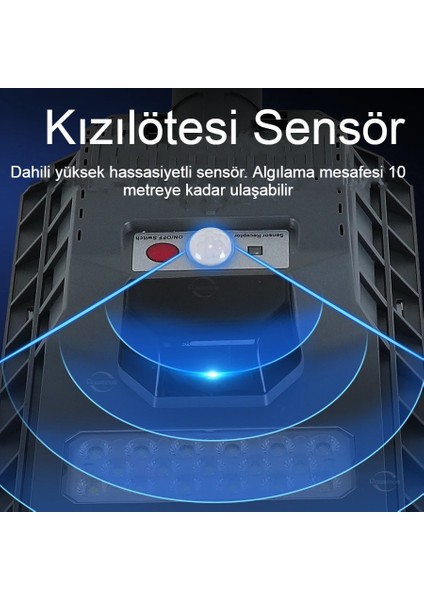 600W Güneş Enerjili Dış Mekan Lamba IP65 Su Geçirmez Uzaktan Kumandalı Ultra Parlak LED Aydınlatma modelleri