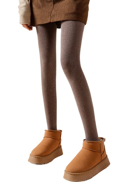 Yünlü, Kalınlaştırılmış, Yüksek Belli Dış Giyim Taytı (Yurt Dışından)