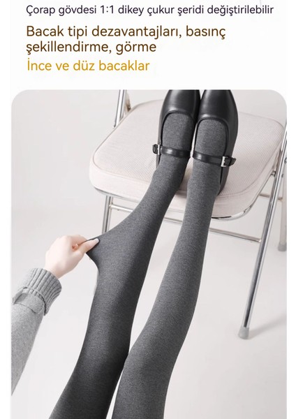 Yünlü, Kalınlaştırılmış, Yüksek Belli Dış Giyim Taytı (Yurt Dışından) indirimleri