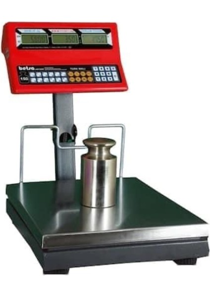Kırmızı 150 kg Dijital Baskül, Sağlam ve Güvenilir Ölçüm Aleti
