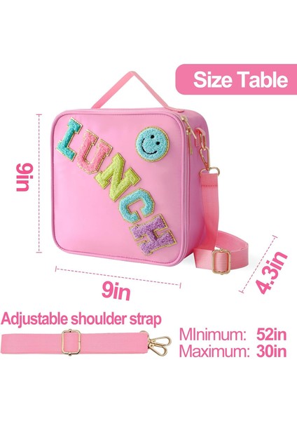 Nakış Mektupları Gülümseyen Yüz Açık Taşınabilir Taşınabilir Yalıtım Alüminyum Film Öğle Yemeği (Yurt Dışından) indirimleri