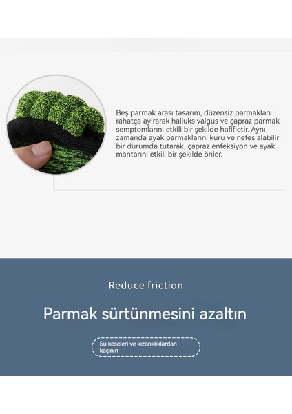 Parmaksız Düzeltici Başparmak Beş Parmak Çorabı (Yurt Dışından) modelleri