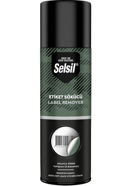 Selsil Etiket Sökücü Sprey 200ML Iz Bırakmaz (5313)