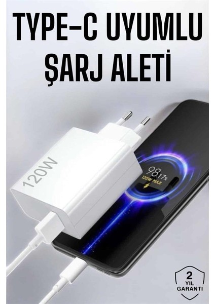 Type-C 120W Şarj Aleti Hızlı Şarj Turbo fiyatları