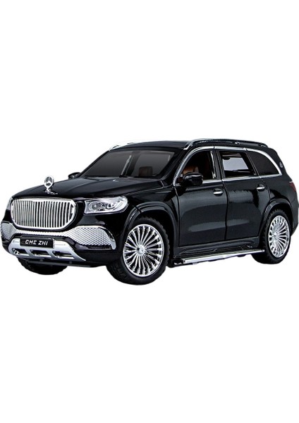 1:24 Mercedes-Benz Maybach GLS600 Alaşım Model Araba Çocuk Oyuncak Araba Süsleri Simülasyon Araba Modeli (Yurt Dışından)