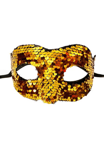 Payetli Venedik Balo Parti Maskesi Altın fiyatları