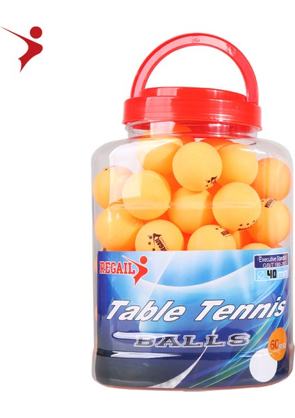 Regaıl Masa Tenisi Topları 60 Adet Kova Eğitim Maçı Yüksek Zıplayan ve Dalı Masa Tenisi Topları (Yurt Dışından)