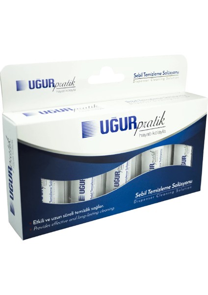 Su Sebili Temizleme Solüsyonu Temizleyici Sıvı 5 Adet