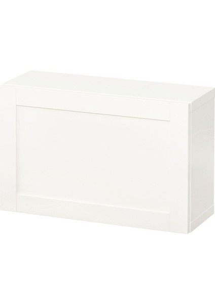 Duvar Dolabı, Beyaz, 60X22X38 Cm, Hanvıken