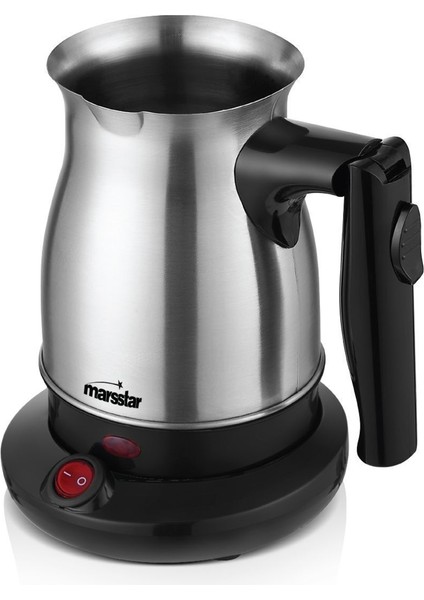 Gri Elektrikli Çelik Cezve, Pratik ve Şık Tasarım, Kolay Kullanım fiyatları