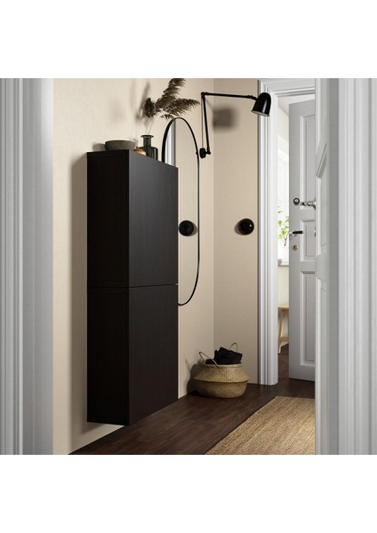 Duvar Dolabı, Venge, 60X22X128 Cm, Lappvıken modelleri