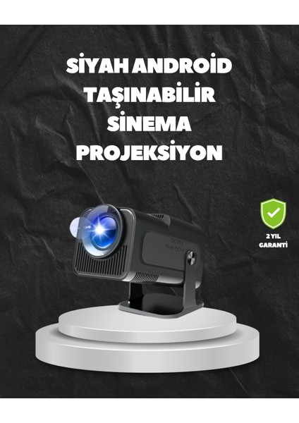 Wifi6 ve Bluetooth 5.0 Teknolojili Kablosuz Bağlantı Özellikli Projektör