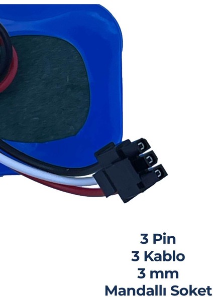 Mavi 2600MAH Orijinal Kapasite Robot Süpürge Bataryası HM360 S7 Uyumlu fiyatları