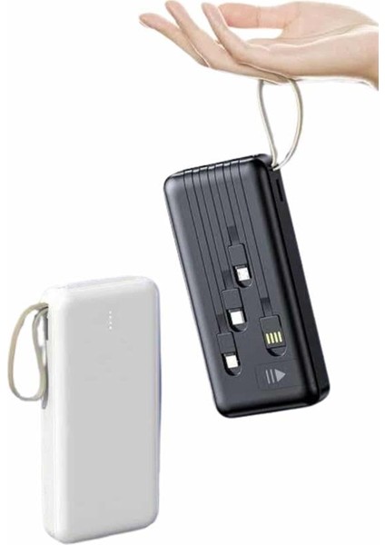 4 Çıkışlı 20.000 Mah Powerbank Uzun Pil Ömürlü Taşınabilir indirimleri