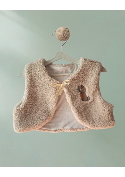 Kız Bebek 3’lü Takım Ekose Elbise, Teddy Yelek ve Çantalı Kombin %100 Pamuklu, Rahat ve Şık fiyatları