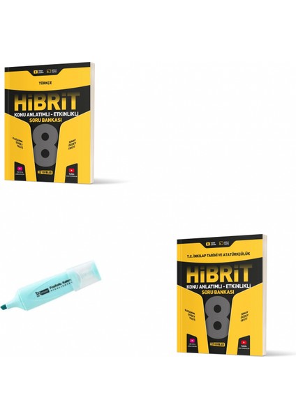 Lgs 8.sınıf Hibrit Türkçe ve Inkılap Tarihi Konu Anlatımlı Etkinlikli Soru Bankası